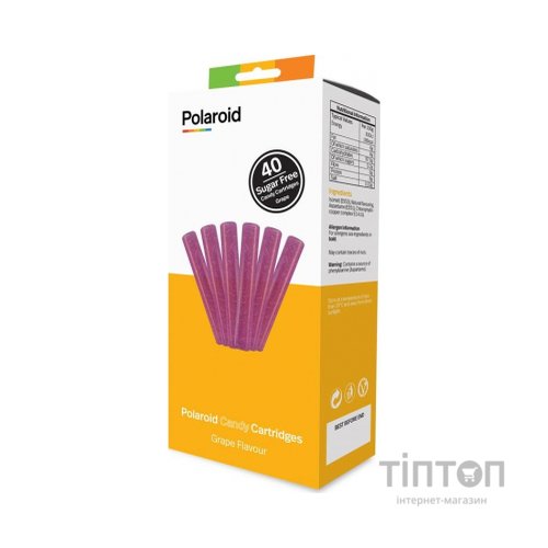Стрижень для 3D-ручки Polaroid Candy pen, виноград, фіолетовий ( 40 шт) (PL-2509-00)