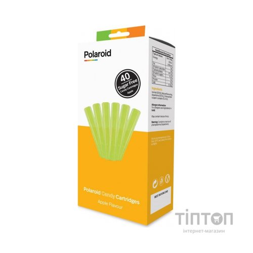 Стрижень для 3D-ручки Polaroid Candy pen, яблуко, зелений ( 40 шт) (PL-2508-00)
