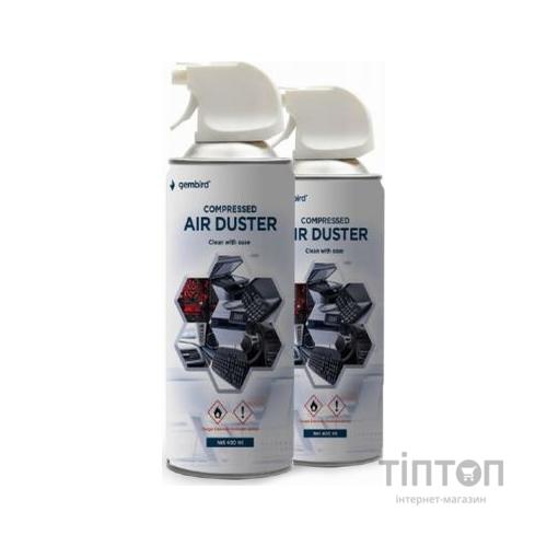 Стиснене повітря для чистки spray duster 400ml Gembird (CK-CAD-FL400-01)