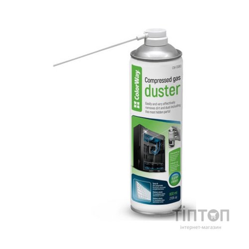 Стиснене повітря для чистки spray duster 800ml ColorWay (CW-3380)