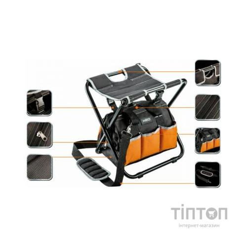 Сумка для інструмента Neo Tools табурет складаний з монтерський сумкою (84-306)