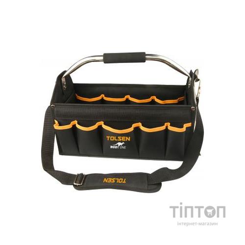 Сумка для інструмента Tolsen "ПРОФІ" 42х21х29 см, відкрита (80112)