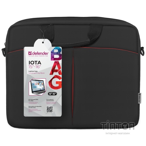 Сумка для ноутбука 16" Defender Iota чорна