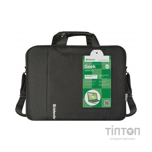 Сумка для ноутбука Defender 15,6" Geek black (26084)