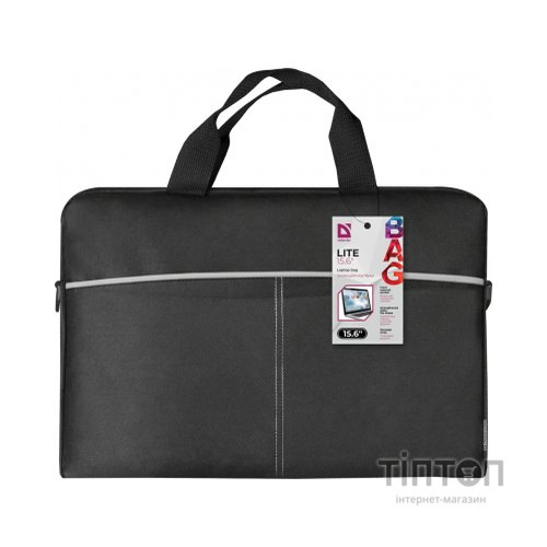 Сумка для ноутбука Defender 15.6" LITE, Black (26086)