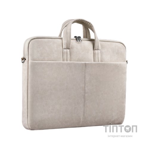 Сумка для ноутбука Defender 15.6" Solid PU beige (26126)