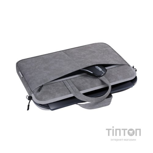 Сумка для ноутбука Defender 15.6" Solid PU gray (26088)