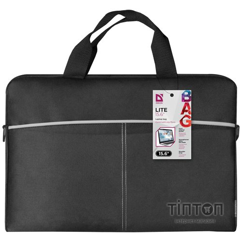 Сумка для ноутбука Defender Lite Black/Grey (26086)