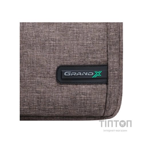 Сумка для ноутбука Grand-X 14'' SB-148 soft pocket Brown (SB-148B)
