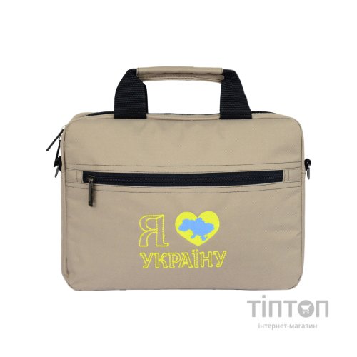 Сумка для ноутбука Porto 12'' PN12 LoveUkraine Beige (PN12LB_LoveUkr)