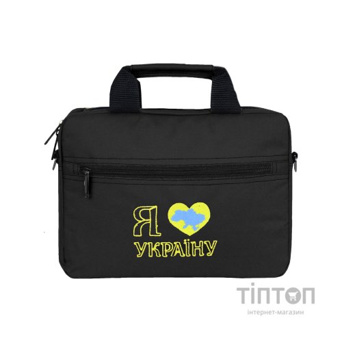 Сумка для ноутбука Porto 12'' PN12 LoveUkraine Black (PN12BK_LoveUkr)
