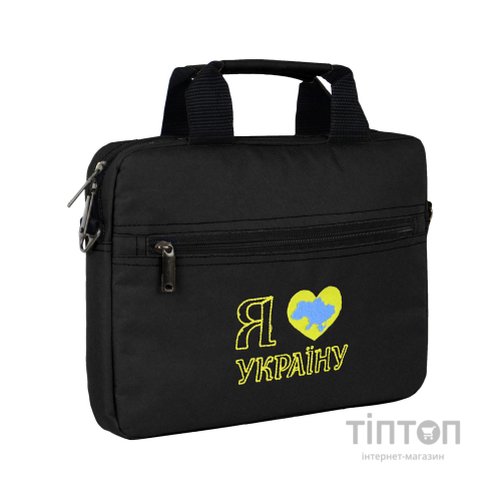Сумка для ноутбука Porto 12'' PN12 LoveUkraine Black (PN12BK_LoveUkr)
