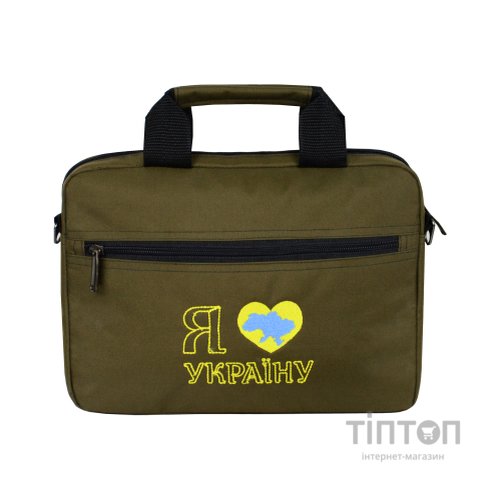Сумка для ноутбука Porto 12'' PN12 LoveUkraine Green (PN12GR_LoveUkr)