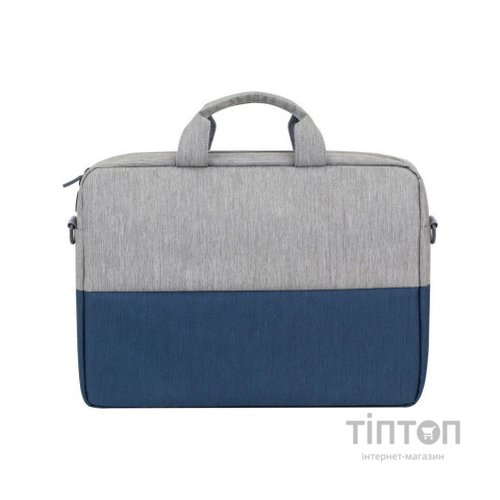 Сумка для ноутбука RivaCase 15.6" 7532 Prater, grey/dark blue anti-theft (7532Grey/DarkBlue)