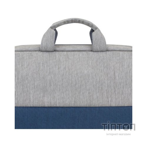 Сумка для ноутбука RivaCase 15.6" 7532 Prater, grey/dark blue anti-theft (7532Grey/DarkBlue)