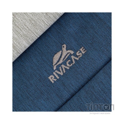 Сумка для ноутбука RivaCase 15.6" 7532 Prater, grey/dark blue anti-theft (7532Grey/DarkBlue)