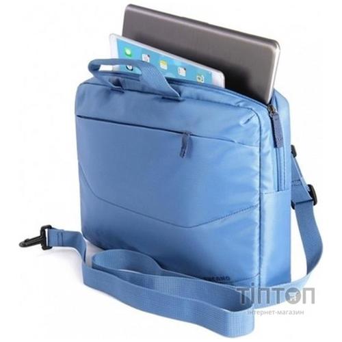 Сумка для ноутбука Tucano 15.6" SLIM BAG IDEALE + Wireless mouse, Blue (BU-BIDEA-WM-Z)