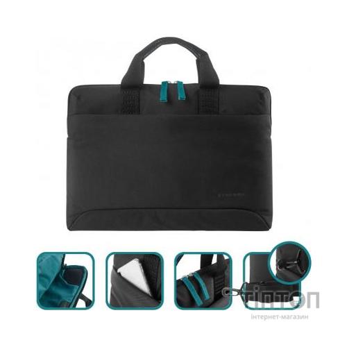 Сумка для ноутбука Tucano 15.6" Smilza Slim, Black (BSM15-BK)