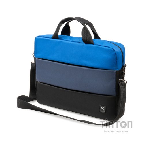 Сумка для ноутбука Vinga 15.6" NB1120 black/blue (NB1120BB)
