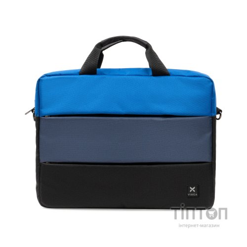 Сумка для ноутбука Vinga 15.6" NB1120 black/blue (NB1120BB)