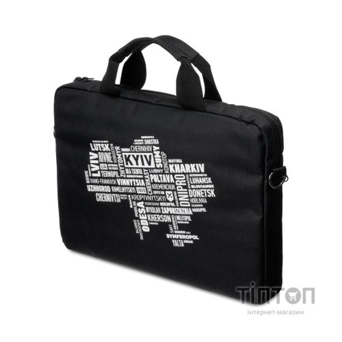 Сумка для ноутбука Vinga 15.6" NB1502 Black, white print (NB1502UWBK)