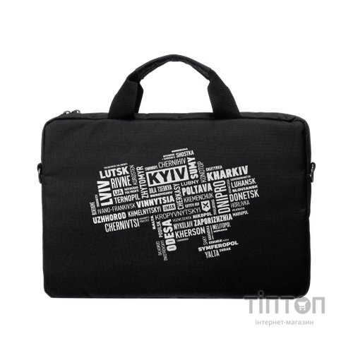 Сумка для ноутбука Vinga 15.6" NB1502 Black, white print (NB1502UWBK)