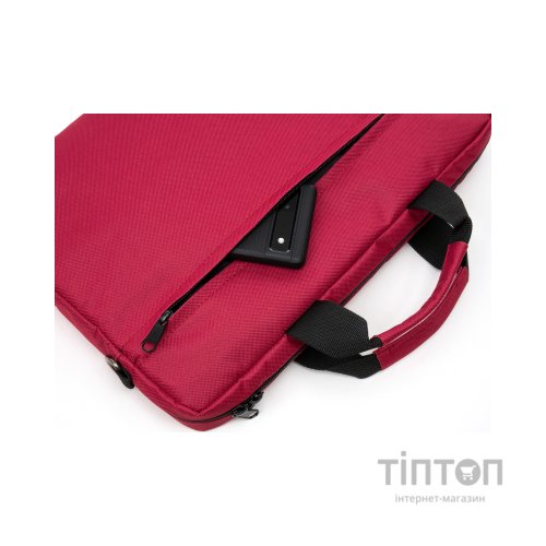Сумка для ноутбука Vinga 15.6" NB1502 Burgundy, white print (NB1502UWBY)