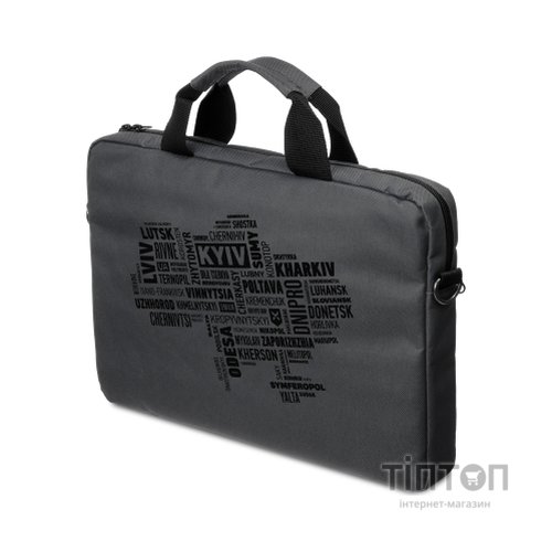 Сумка для ноутбука Vinga 15.6" NB1502 Gray, black print (NB1502UBGY)