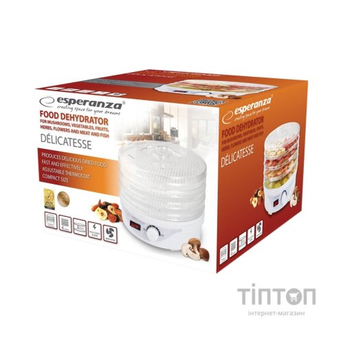 Сушка для овочів та фруктів Esperanza EKD003