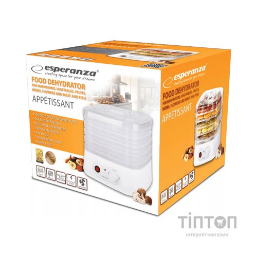 Сушка для овочів та фруктів Esperanza EKD004