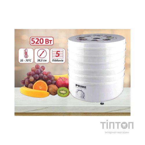 Сушка для овочів та фруктів PRIME Technics PFD 502 W