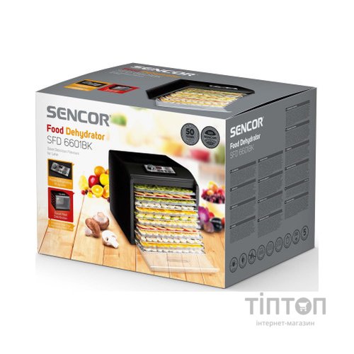 Сушка для овочів та фруктів Sencor SFD 6601BK