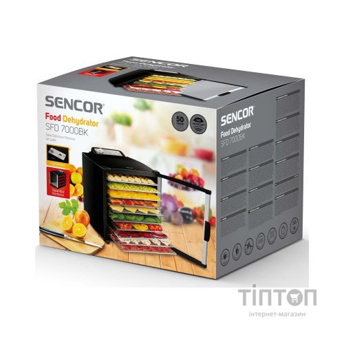 Сушка для овочів та фруктів Sencor SFD 7000BK