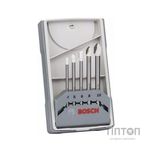 Свердло Bosch X-Pro 5 Expertceramic, 5шт. 4-10мм., набiр для плитки (2.608.587.169)