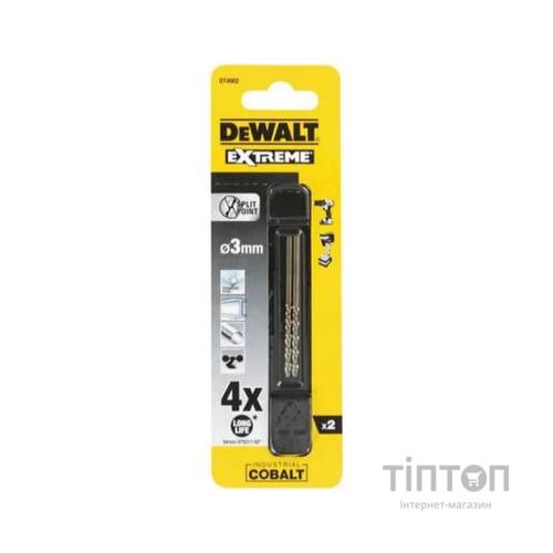 Свердло DeWALT EXTREME INDUSTRIAL COBALT HSS-CO, 3 х 61 х 33 мм, 2 шт (DT4902)