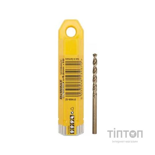 Свердло DeWALT EXTREME INDUSTRIAL COBALT HSS-CO, 4,2 х 75 х 43 мм, 10 шт (DT4926)