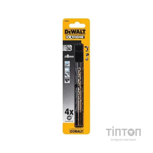 Свердло DeWALT EXTREME INDUSTRIAL COBALT HSS-CO, 8 х 117 х 72 мм (DT4912)