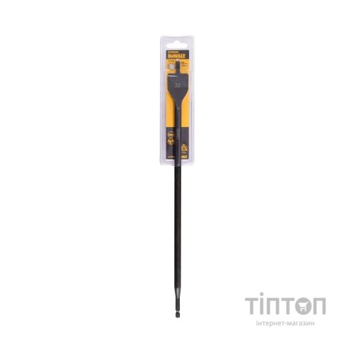 Свердло DeWALT по дереву перове EXTREME IMPACT 1/4 дюйми, D=32 мм, L=406 мм, 1 шт. (DT4792)