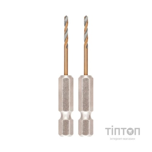 Свердло DeWALT по металу EXTREME IMPACT Black&Gold, HSS-G, 2 х 55 х 11,6 мм, 2 шт. (DT20600)