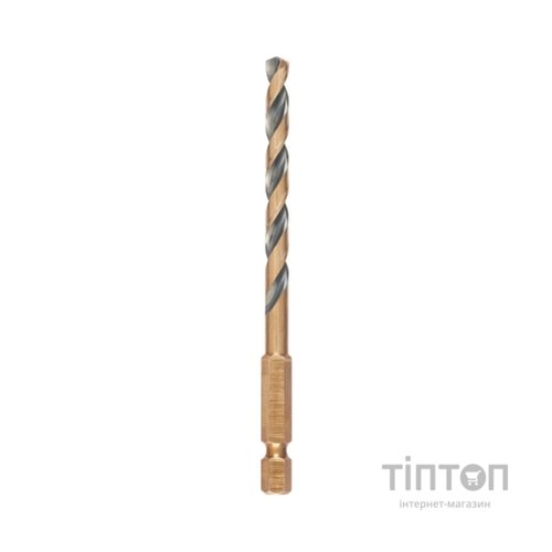 Свердло DeWALT по металу EXTREME IMPACT Black&Gold, HSS-G, 5,5 х 98 х 59 мм, 1 шт. (DT20607)