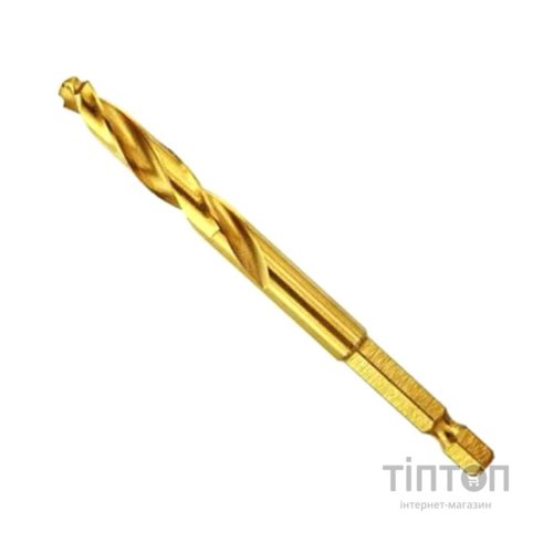 Свердло DeWALT по металу EXTREME IMPACT TITANIUM HSS-TIN, 7.5 х 95 х 63.5 мм (DT50012)