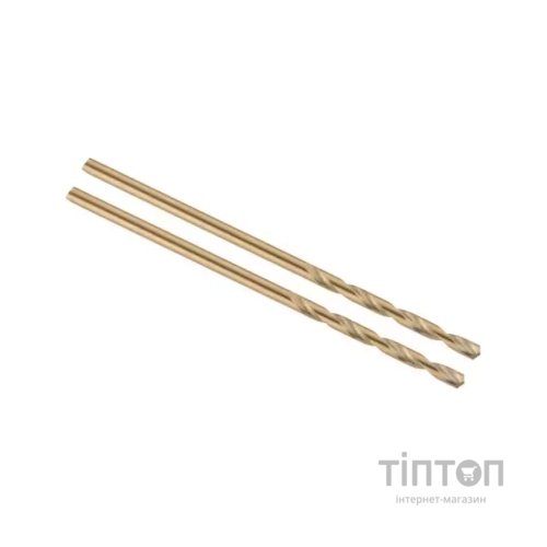 Свердло DeWALT по металу EXTREME INDUSTRIAL COBALT HSS-CO, 1,5 х 34 х 12 мм, 2 шт (DT4959)