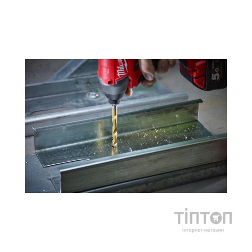 Свердло Milwaukee по металлу RedHEX HSS-G TiN. 10.2 мм (4932471090)