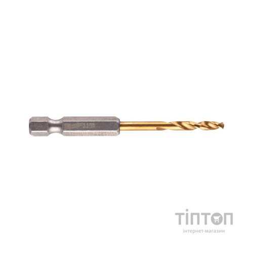 Свердло Milwaukee по металлу RedHEX HSS-G TiN. 3.3 мм, 2шт (4932471089)