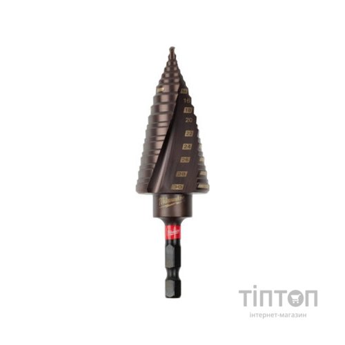 Свердло Milwaukee ступінчасте SHOCKWAVE Impact Duty, 4-30мм з кроком 3мм (48899265)