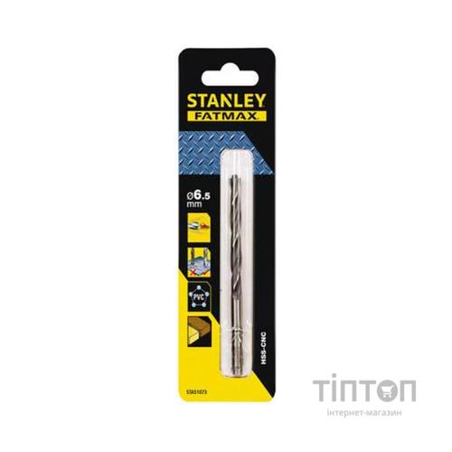 Свердло Stanley по металу Fat Max, HSS-CNC, d=6.5 мм, L=101 x63 мм (STA51073)