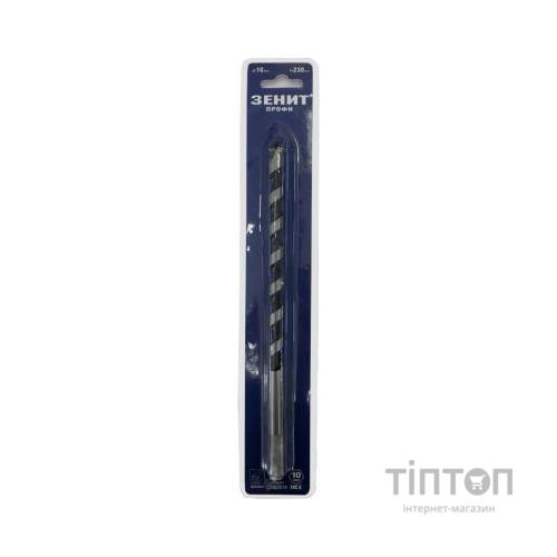 Свердло Зеніт "ПРОФІ" по дереву шнекове 10х230мм (30420010)