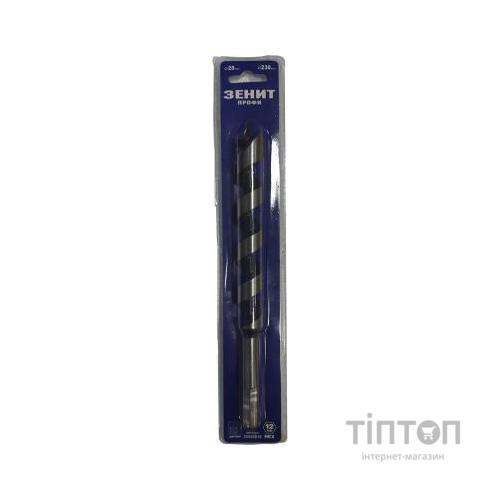 Свердло Зеніт "ПРОФІ" по дереву шнекове 20х230мм (30420018)