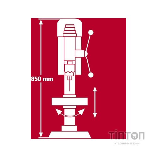 Свердлильний верстат Einhell TC-BD 630/1 630Вт, 250-2400об/хв (4520597)