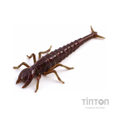Силікон рибальський FishUP Diving Bug 2" 050 - Green Pumpkin Brown/Red&Purple (8шт/уп) (1862.02.19)